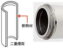 二重断熱煙突　図