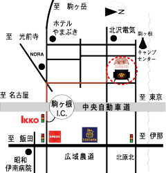 ファイヤーサイド本社ショールーム地図